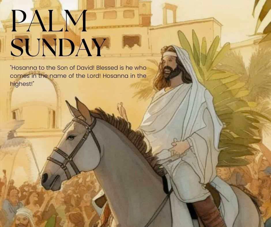 Immaculate - PALM SUNDAY Palm Sunday marks the beginning of Holy Week ...