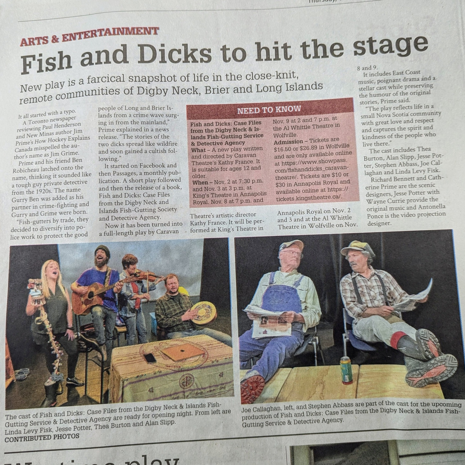 Caravan Theatre - Extra, extra, read all about it! 📣🎣 Get...