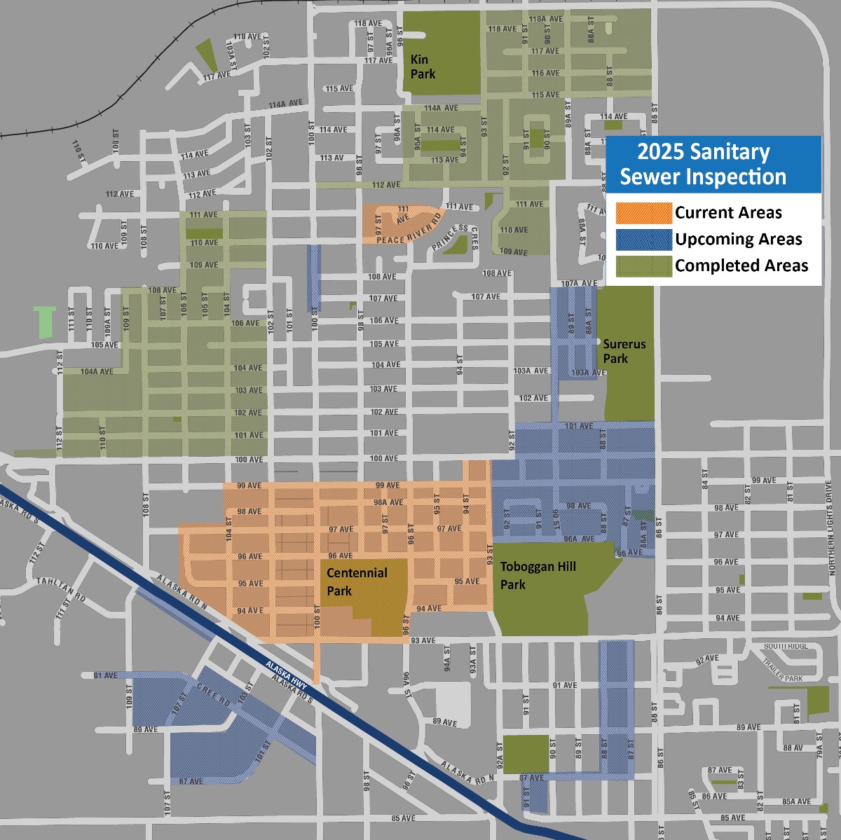 City - Here's an update on the Sanitary Sewer Inspections and sewer ...