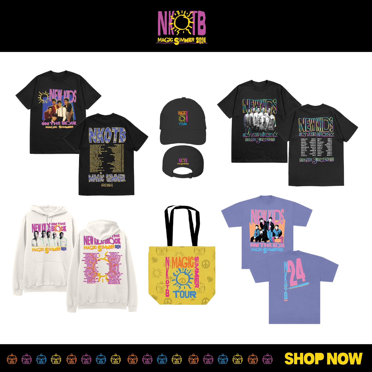 Hey Blockheads! Magic Summer Tour merch is up in the webstore
