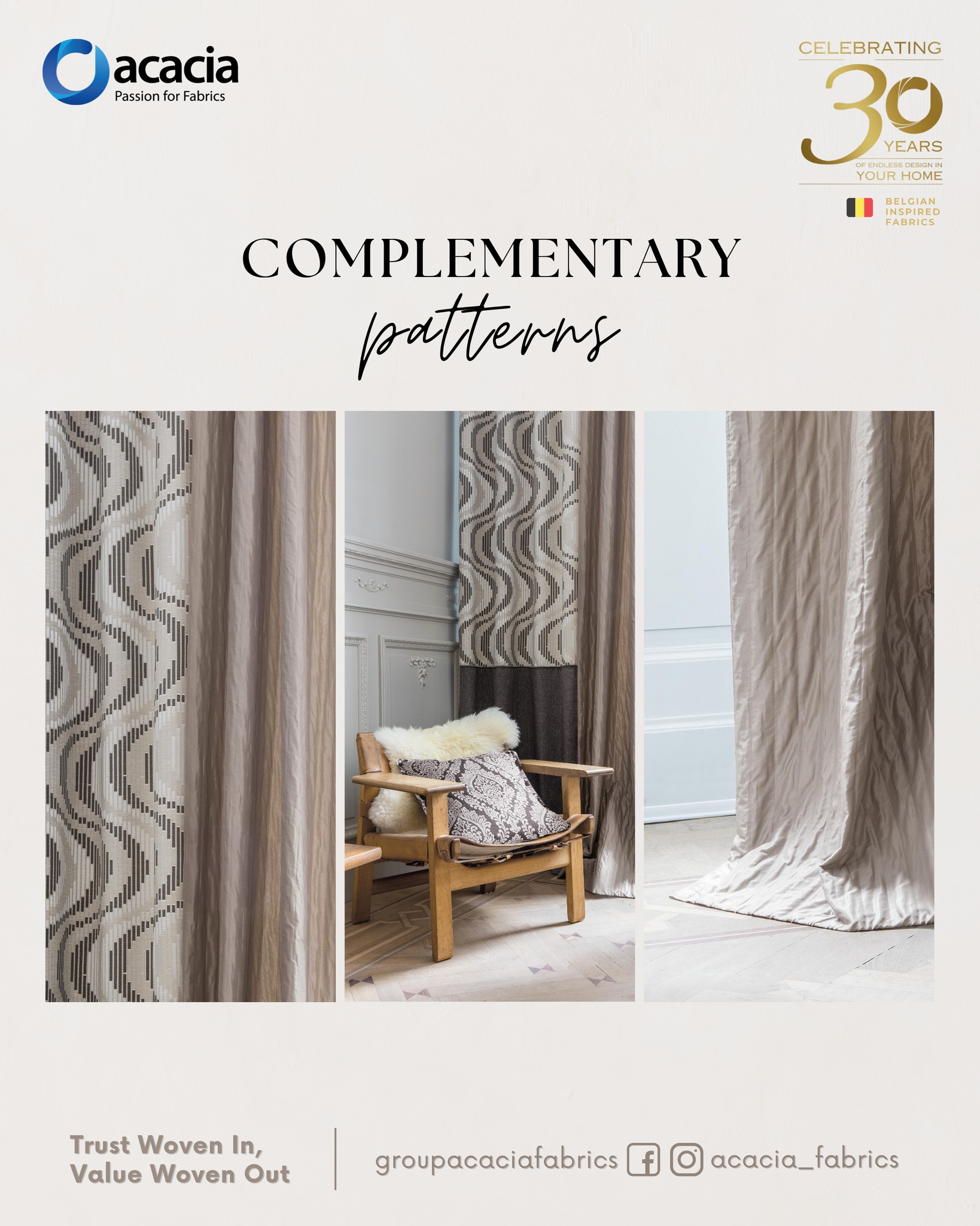 Acacia - The Art of Balance: Complementary Patterns That Seamlessly ...