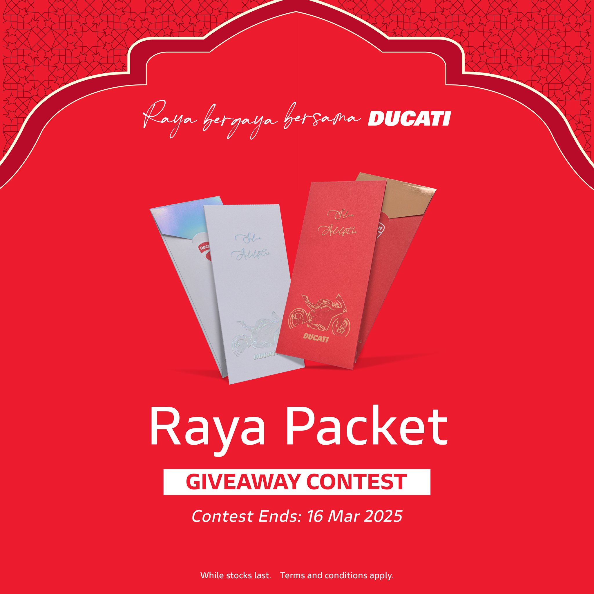 Miroza - 🌙 Raya Bergaya Bersama Ducati! 🏍️ DUCATI fans, here’s your ...