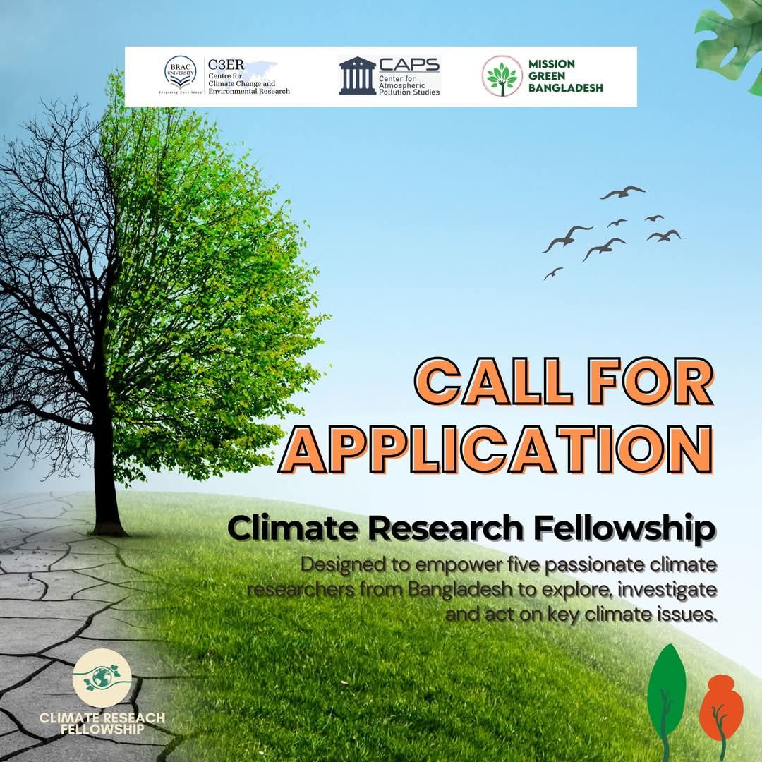 Center - #ClimateResearchFellowship2025 🚨 Are you driven by the urgency ...