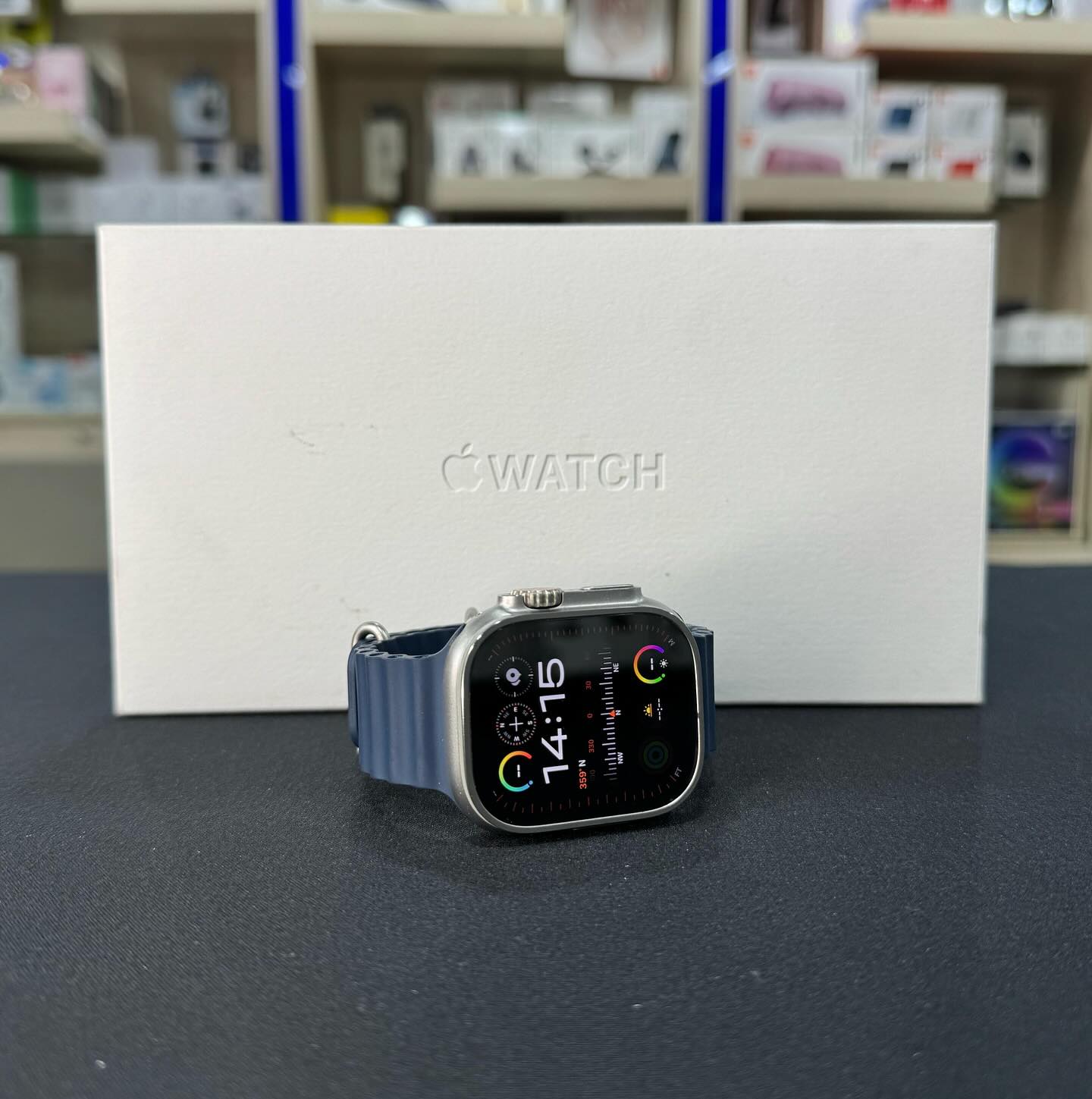 Used Apple Watch Ultra 1 49MM like new: - Titanium Case, Midnight 