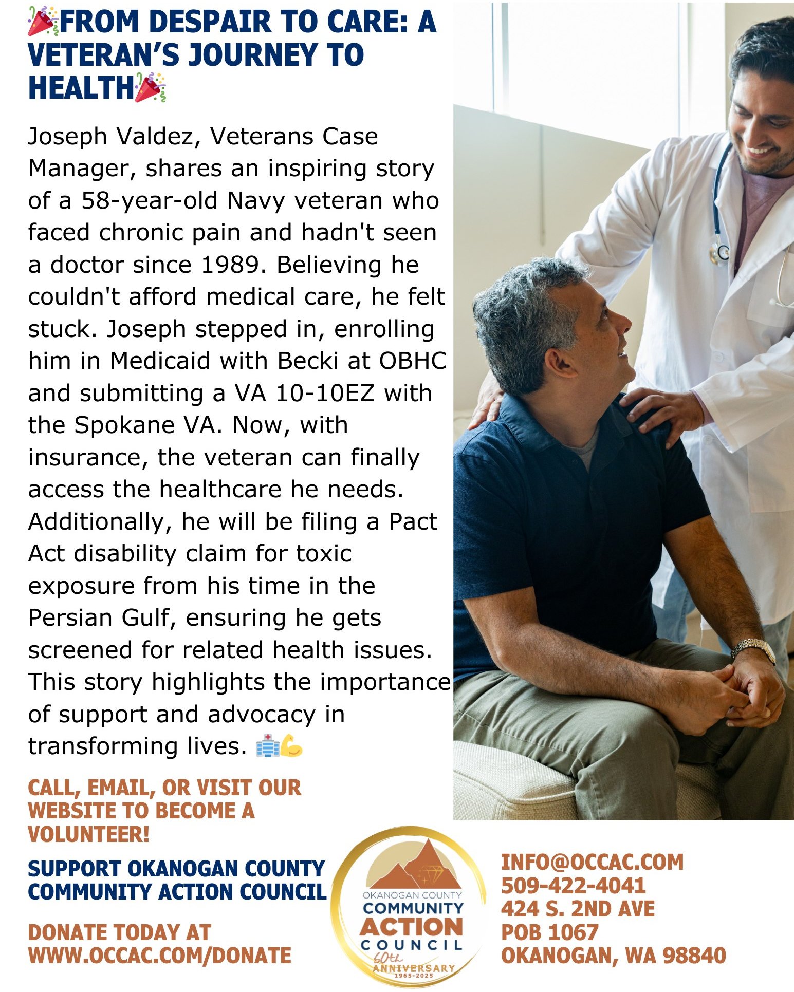 Okanogan - OCCAC is celebrating its 60th anniversary this year. The ...