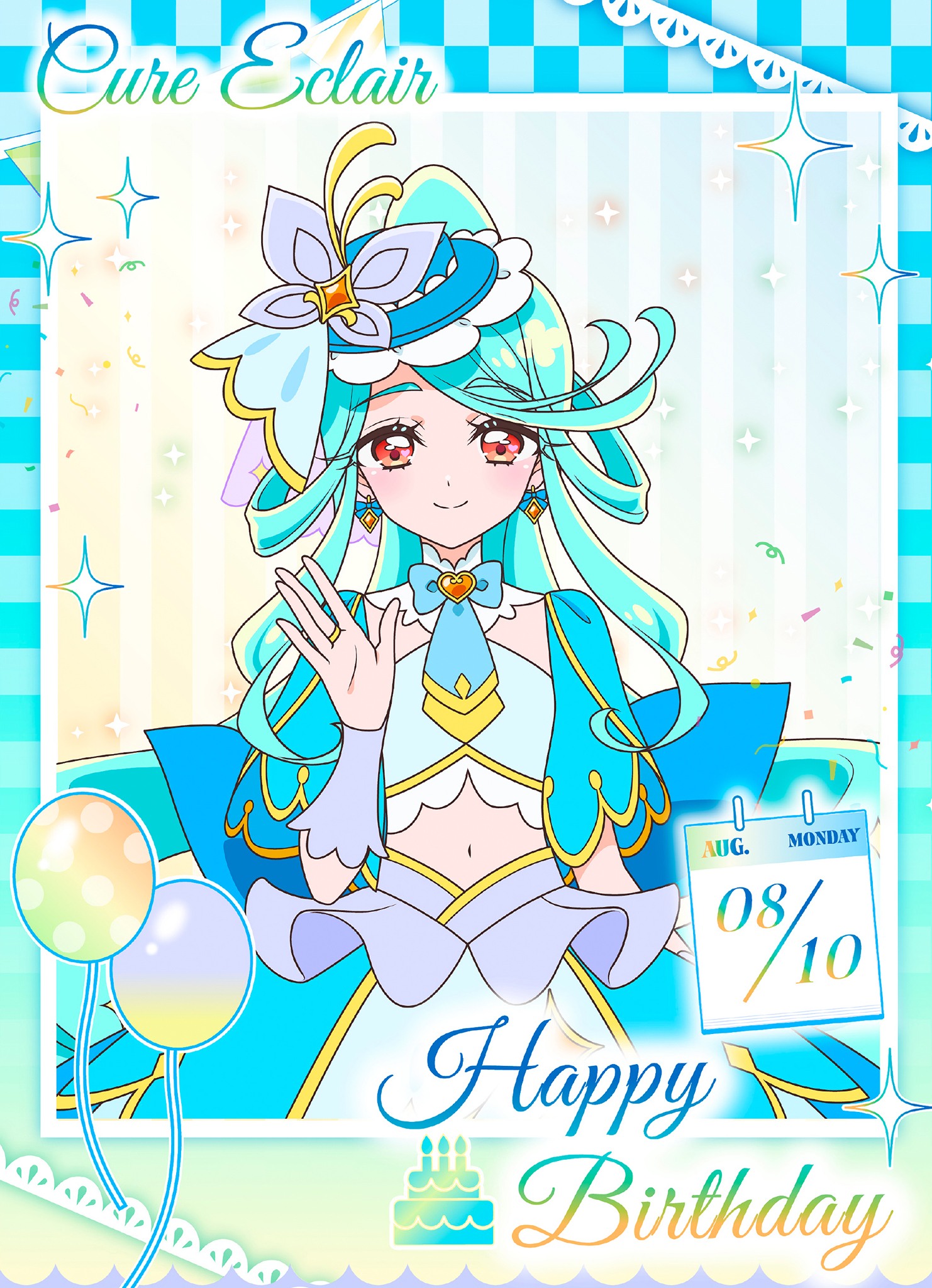 キュアエクレール／帆羽くれあ Happy Birthday 8.10