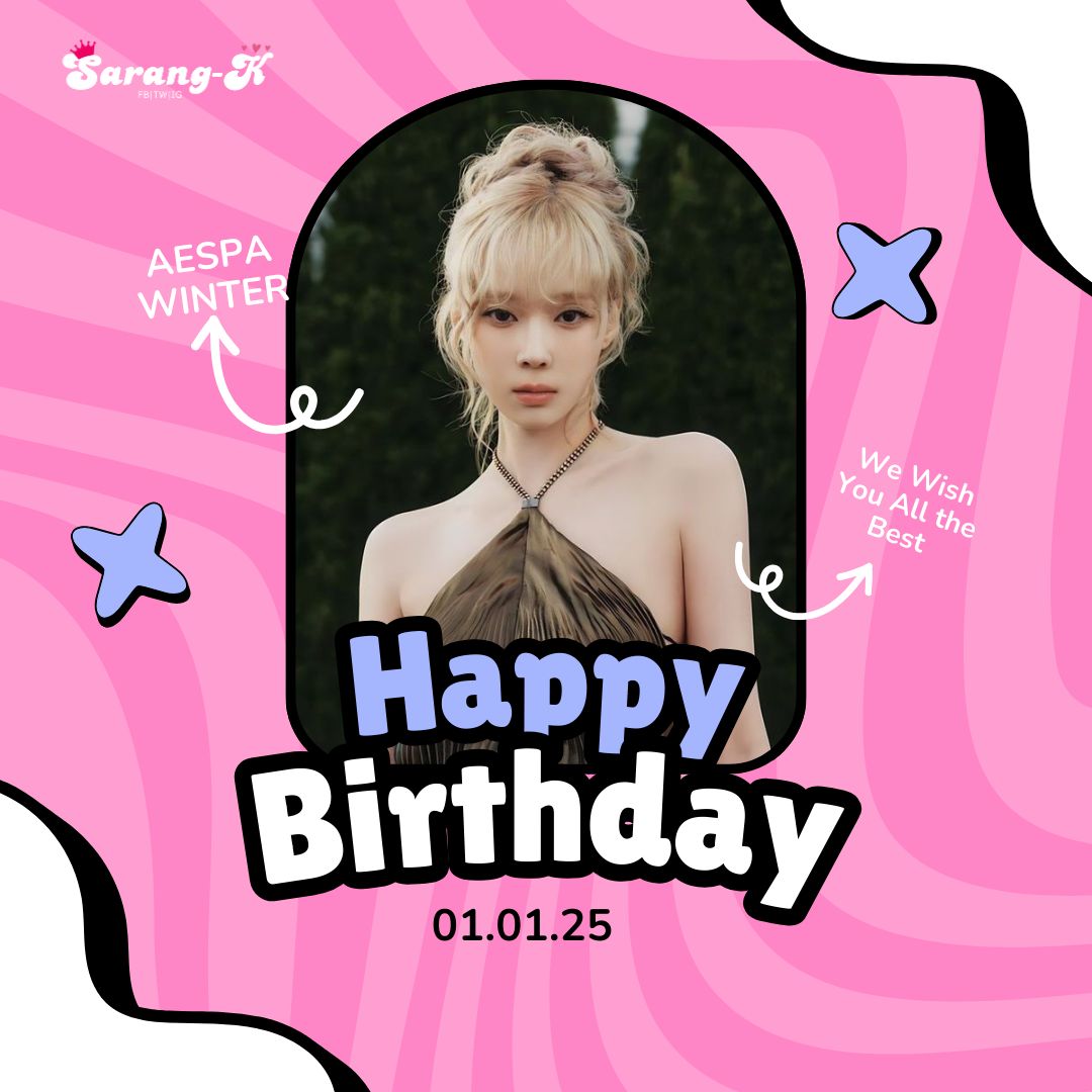 Happy Birthday aespa's #Winter 🥳🎂