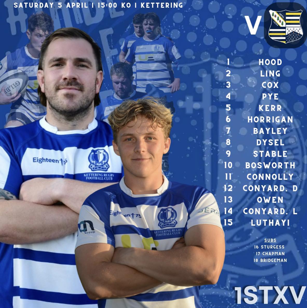 Official - 🏉 TEAM ANNOUNCEMENT 🏉 Get ready for an afternoon of hard ...