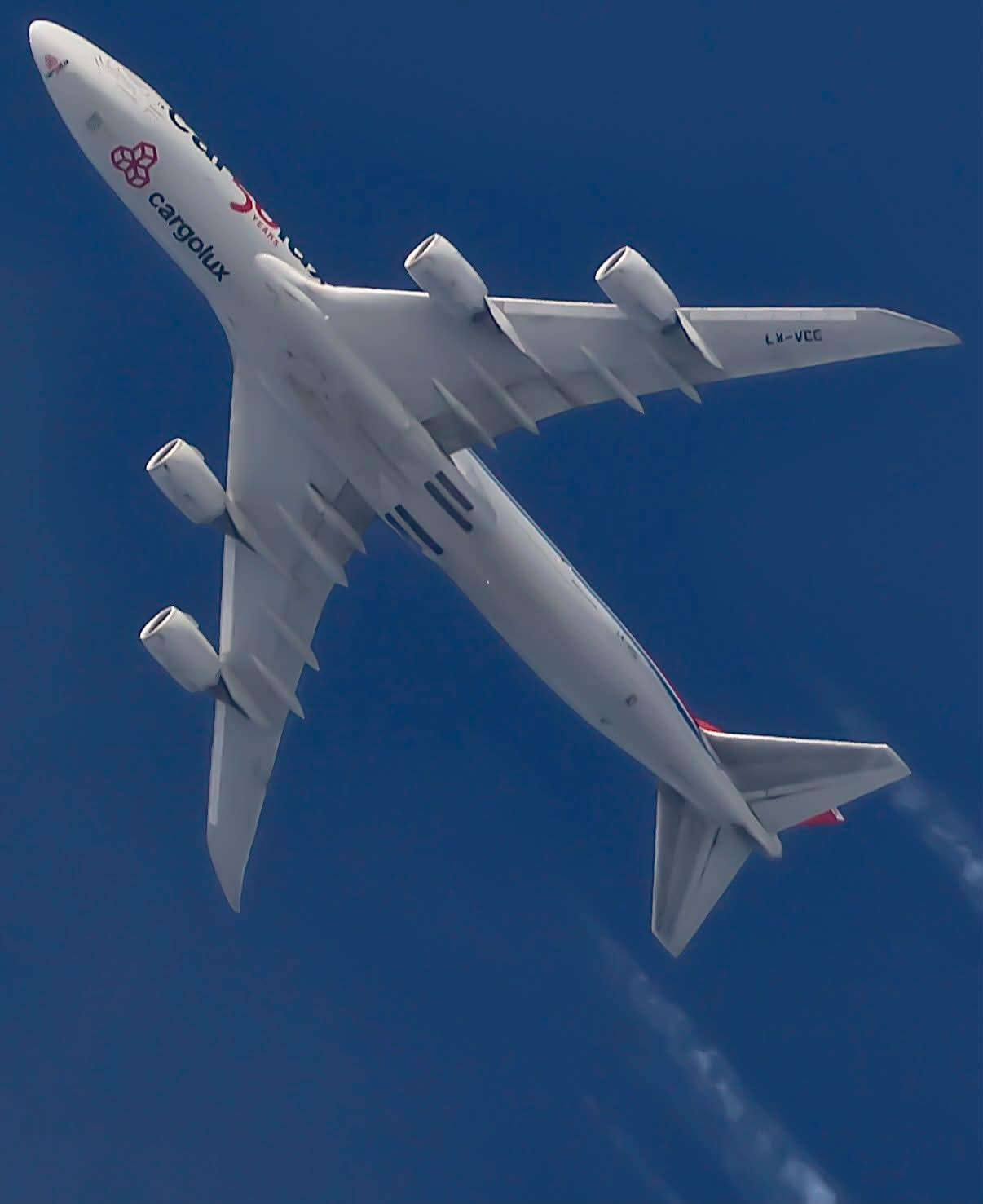 CARGOLUX 747-8F 1:200 50周年記念塗装 Cargolux Boeing 747-8R7F in 50th anniversary livery | London, England