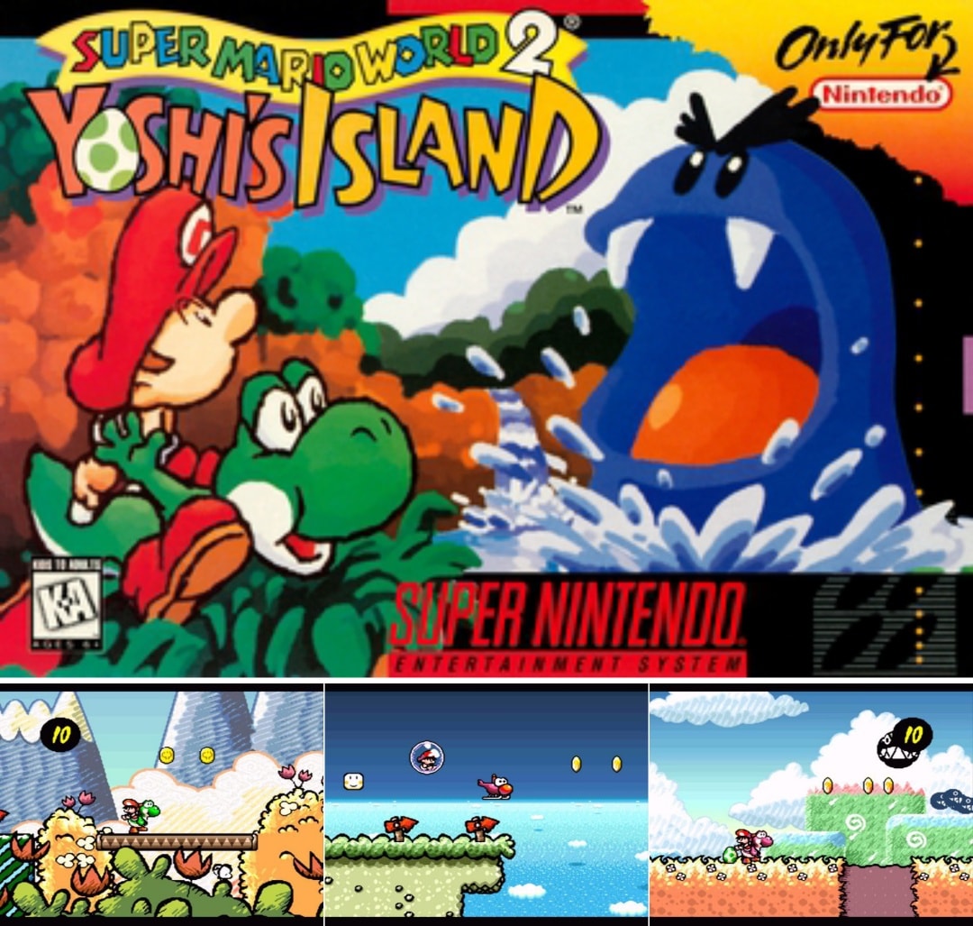 Super Mario World: Return to Dinosaur Land on SNES