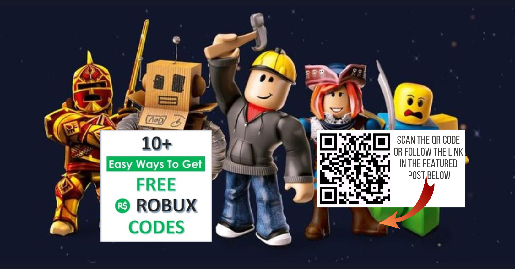 Free Robux Codes - 10+ Easy Ways
