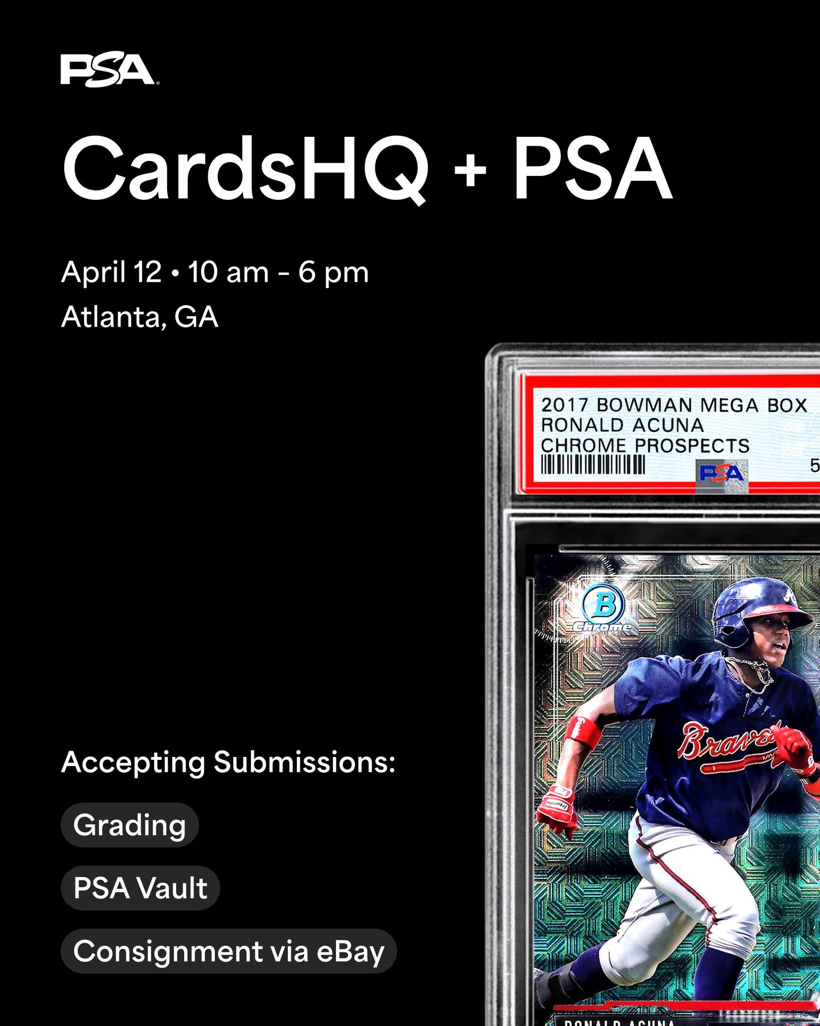 card grade screening service atlanta 2018 Topps Update Ronald Acuna Jr. #US250 Rookie BGS 9.5 Baseball Graded : Collectibles & Fine Art   -  