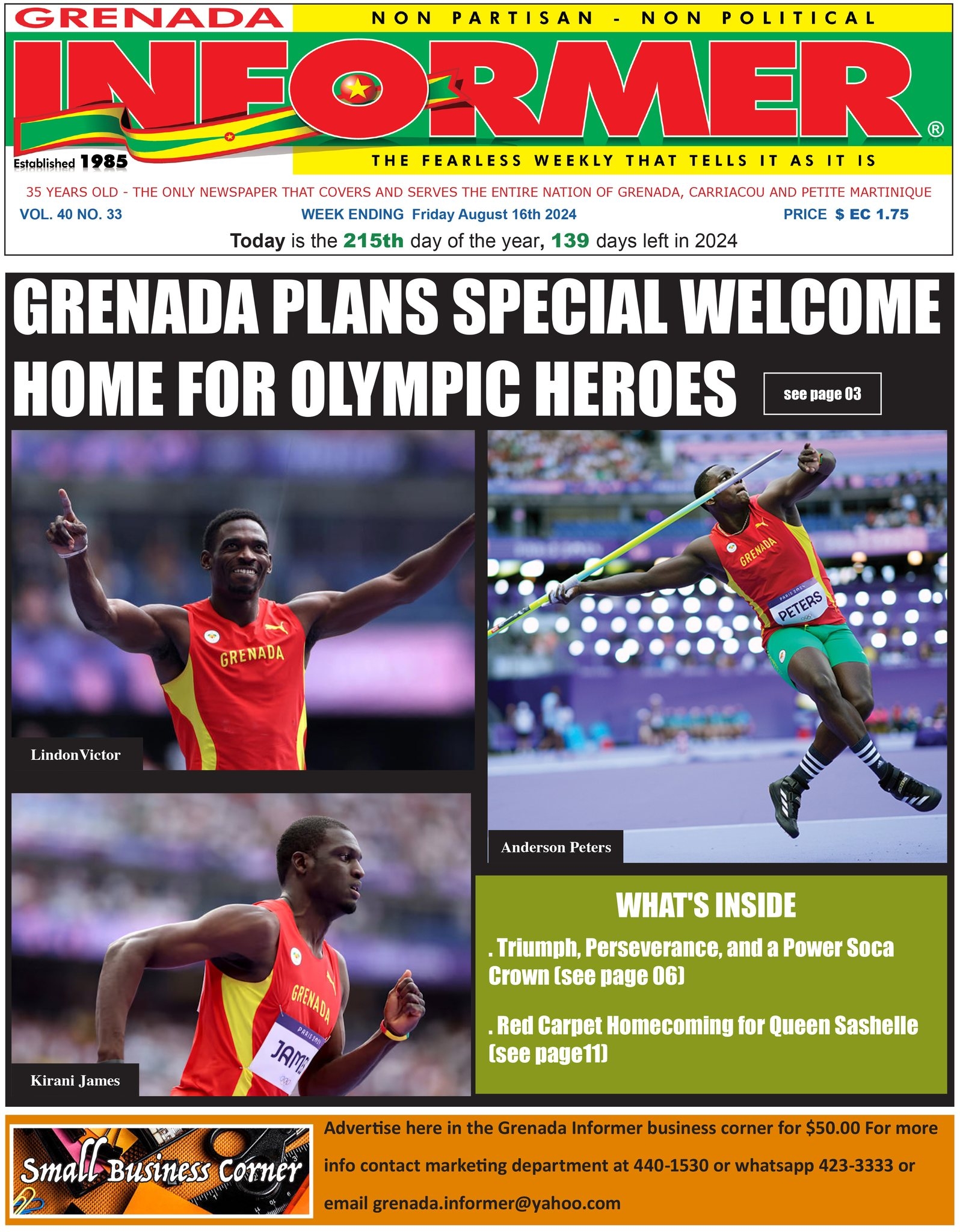 Harvey-Vale Gov’t School’s Nathan... - Grenada Informer