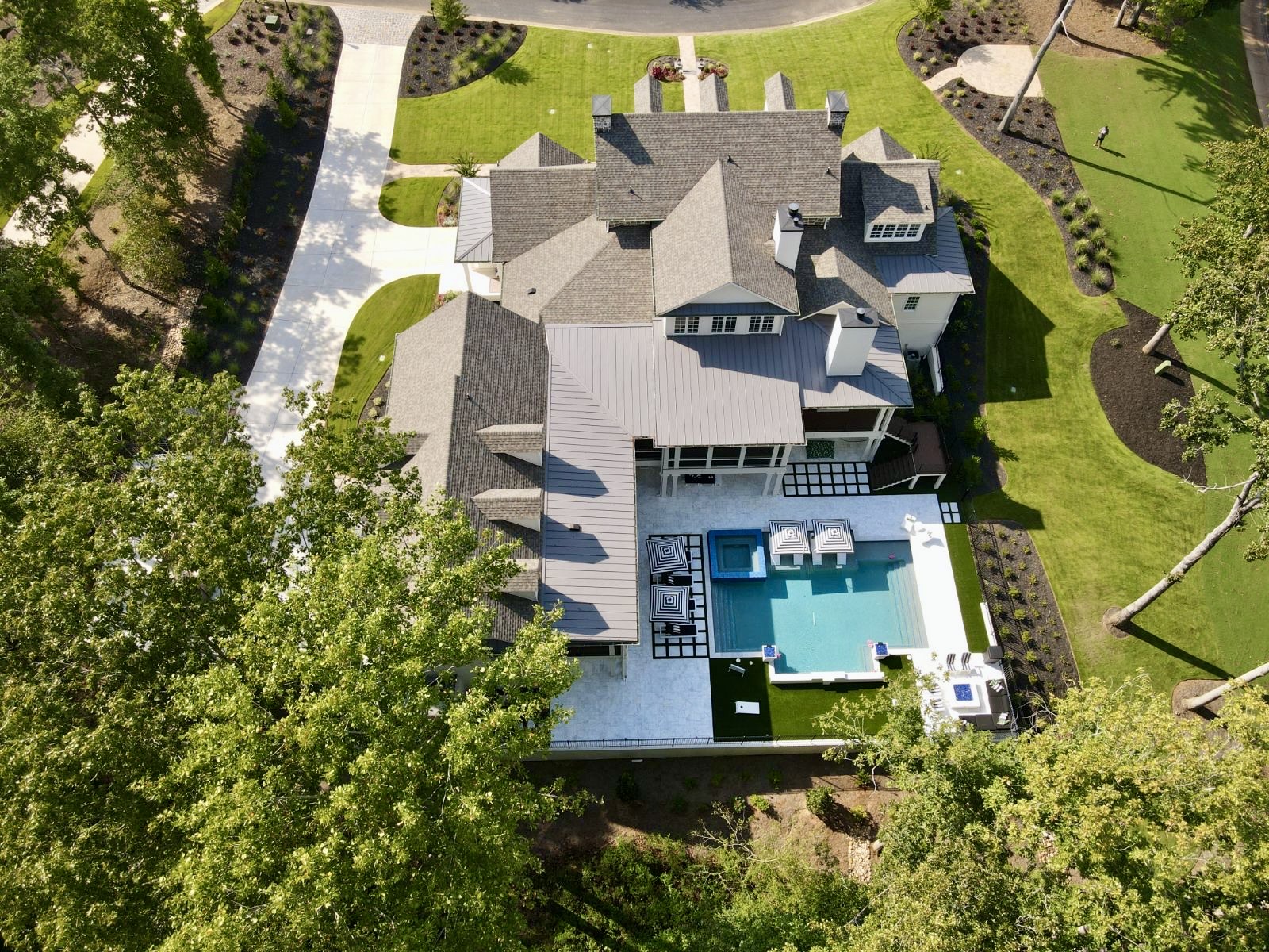Georgia - Dive into luxury at Hawks Ridge! 🌿 This sleek, modern pool is ...