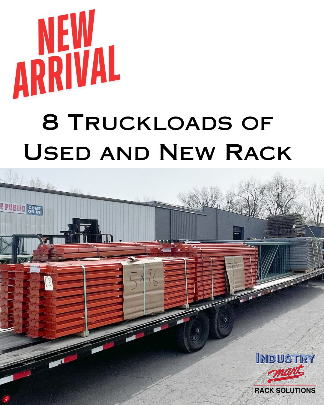 Industry - 🚚 8 Truckloads of Used and New Rack – Just Arrived! 🚚 Steel ...