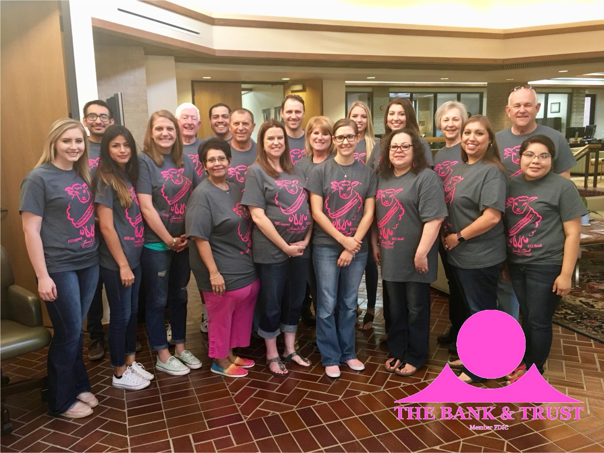 The Bank & Trust - Pick up your Pink Out the Concho Valley t-shirt at ...