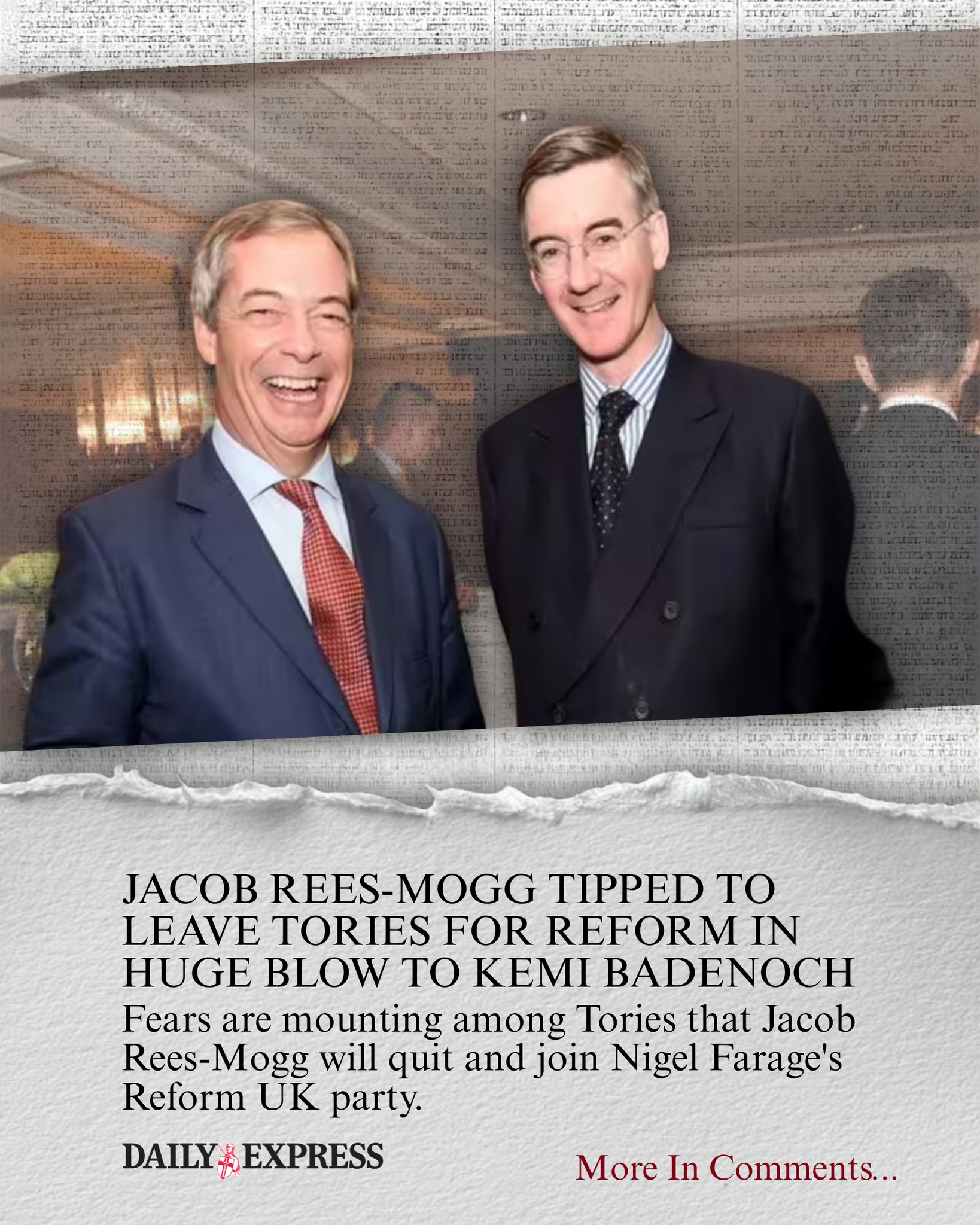Jacob Rees-Mogg on ‘Defection... - Breaking Brexit News | Facebook