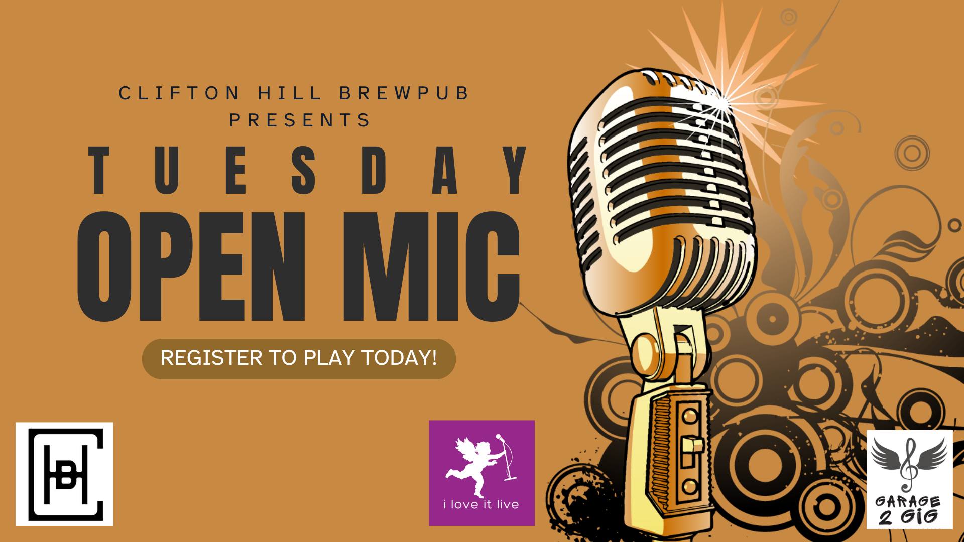 Tuesday Open Mic returns to Clifton Hill Brewpub!