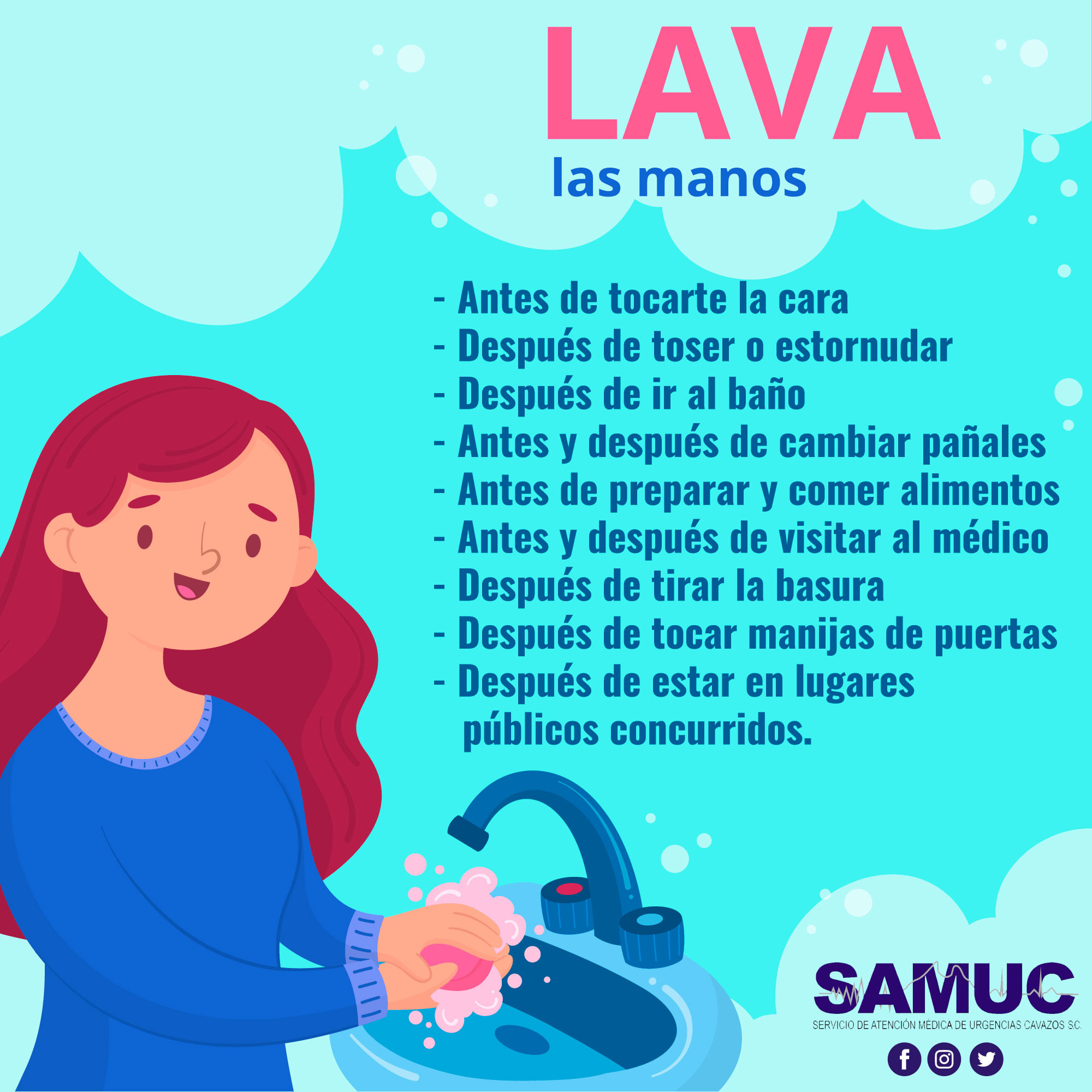 El lavado de... - SAMUC ambulancias en Veracruz y Monterrey