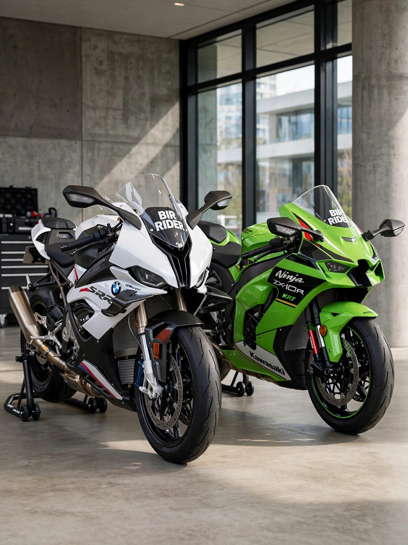 Kawasaki ZX-10R vs BMW S 1000 RR. Your dream superbike?