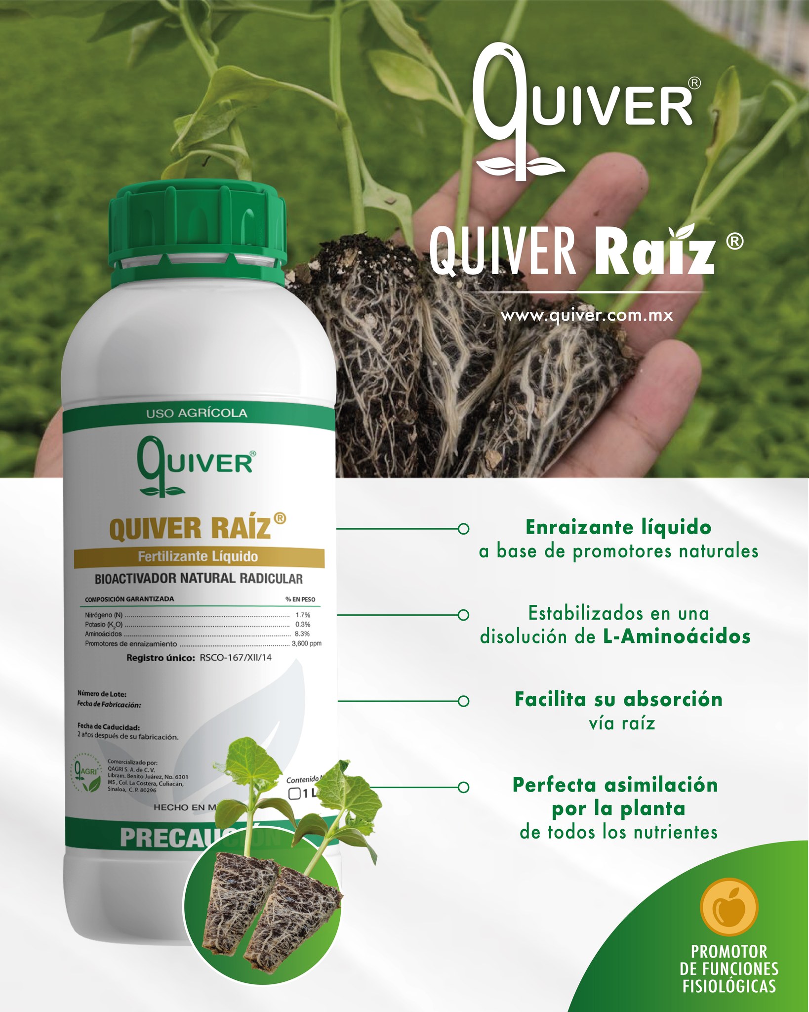 ¡Potencia el crecimiento de tus... - Laboratorios Quiver | Facebook