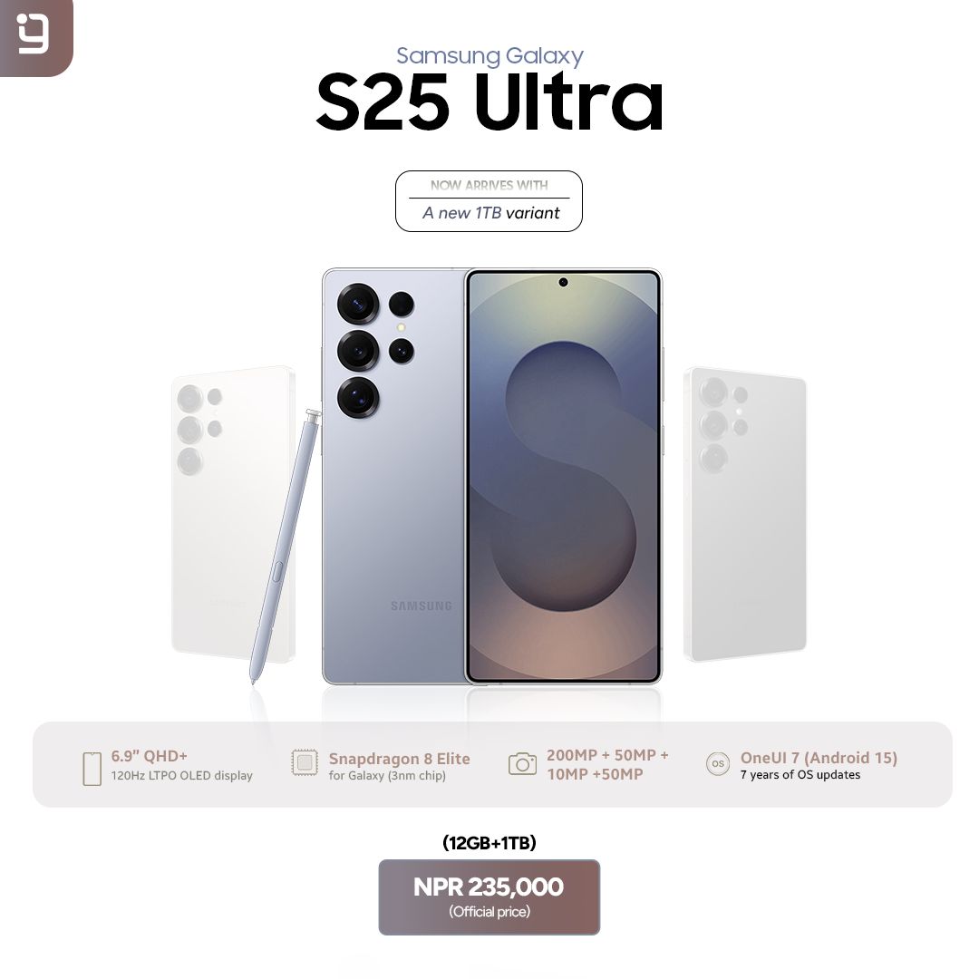 Gadgetbyte - The S25 Ultra is available in a 1TB variant as well. 😮 ...