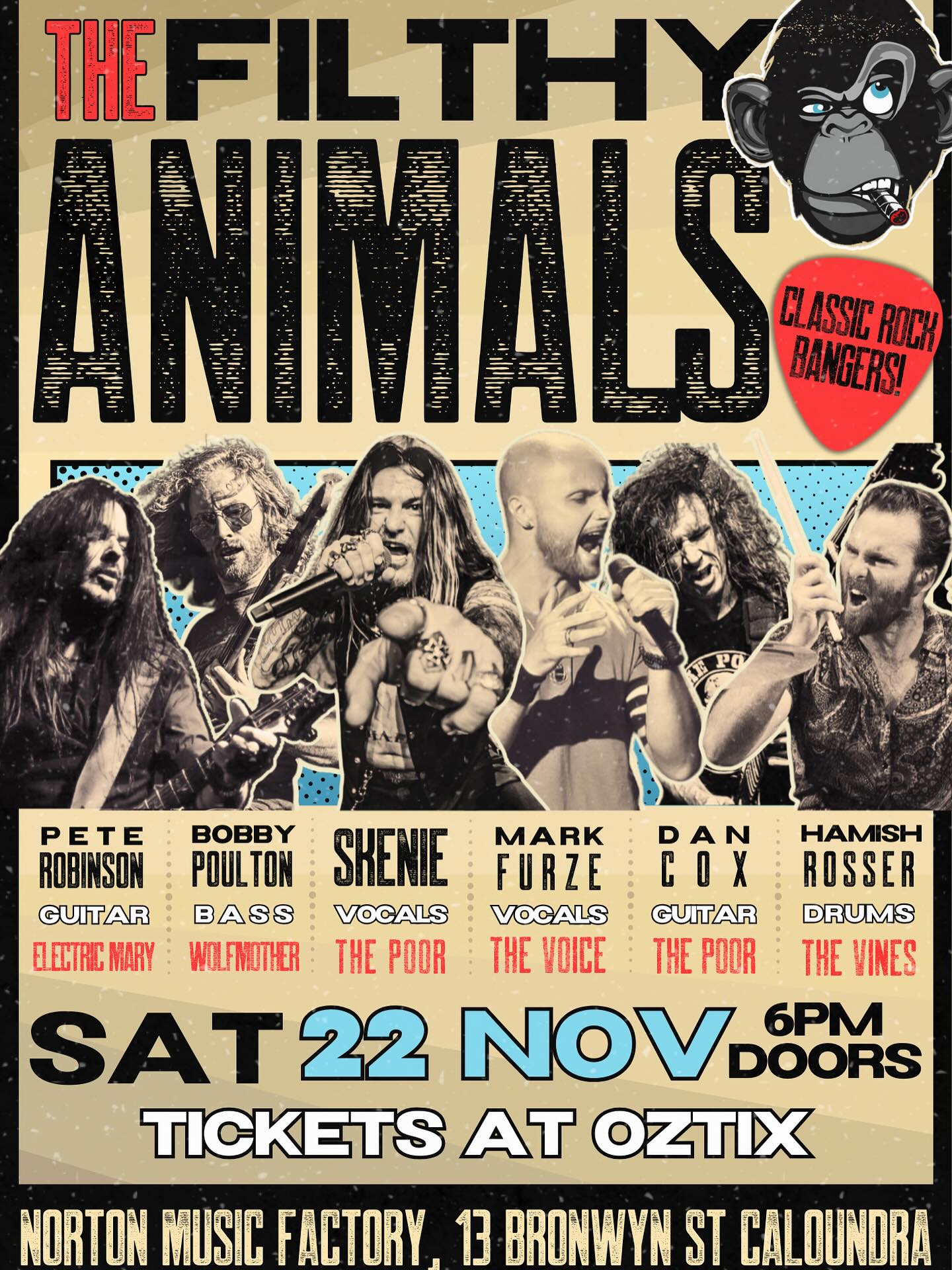 Filthy - Sunshine Coast! A classic filthy classic rock double header is ...