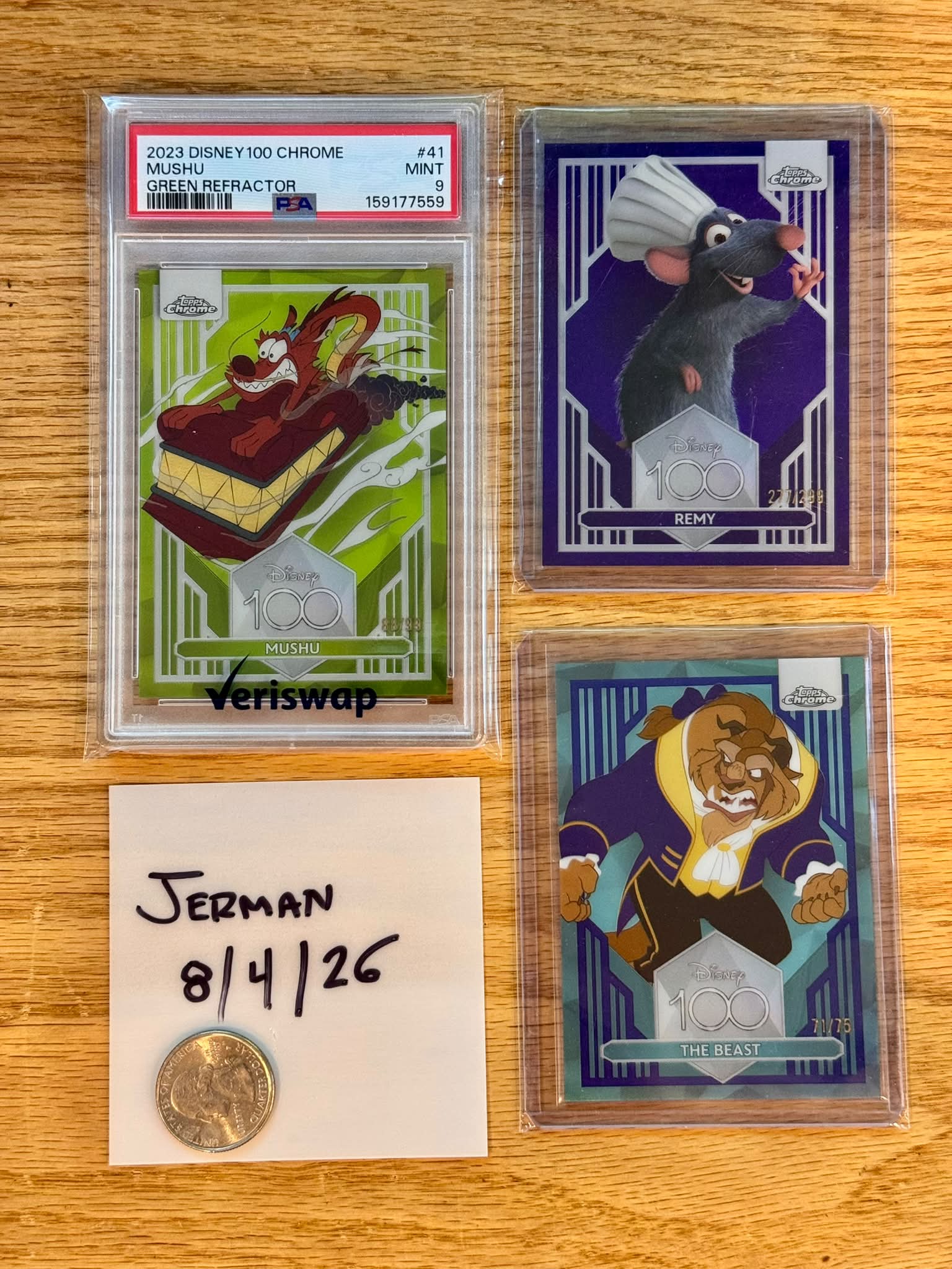 2023 Disney 100 Topps Chrome cards for sale or trade