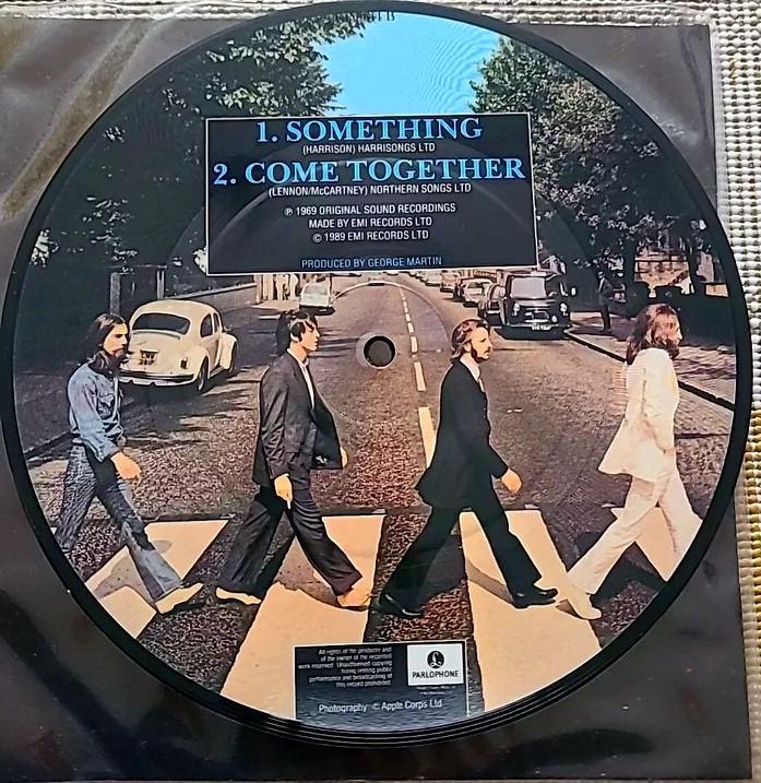 The Beatles Something / Come Together 7” Vinyl Picture Disc