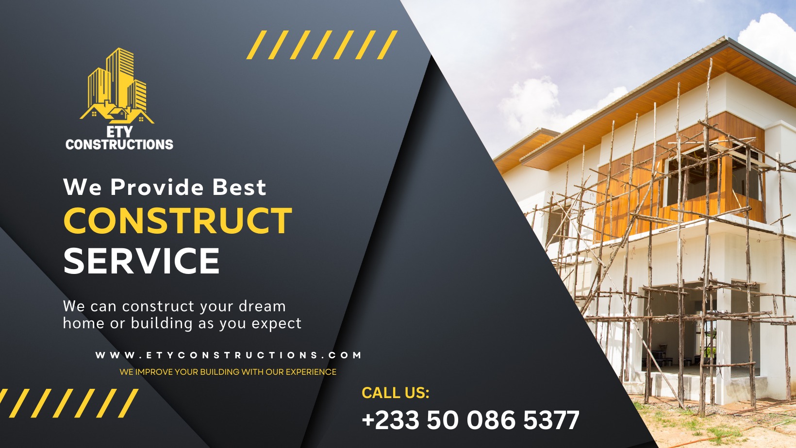 Our packages of services are flexible.... - ETY Constructions