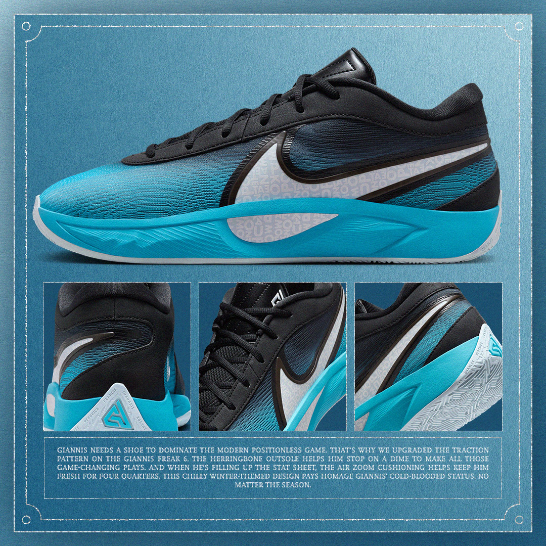 Merrier. Freakier. Get like Giannis this holiday season. Nike Zoom