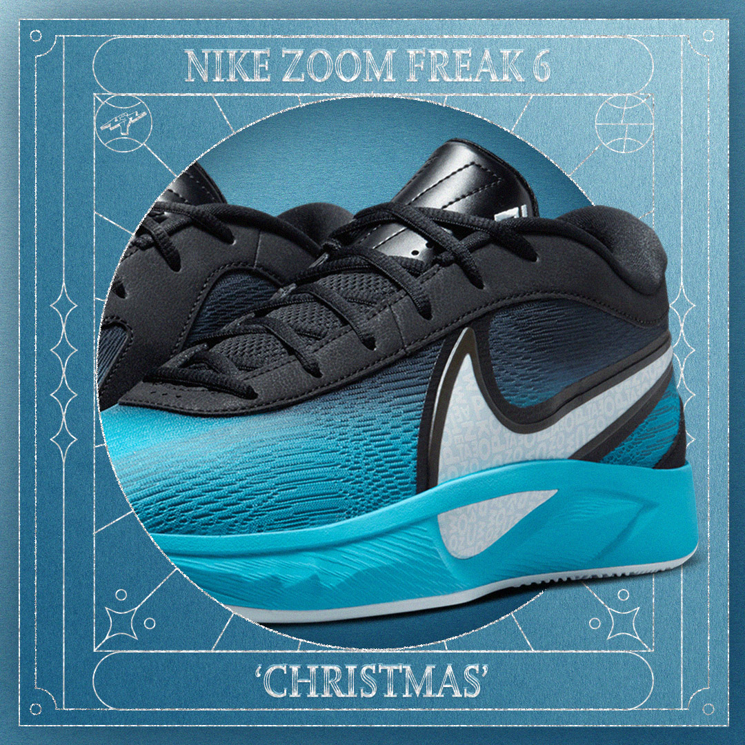 Merrier. Freakier. Get like Giannis this holiday season. Nike Zoom