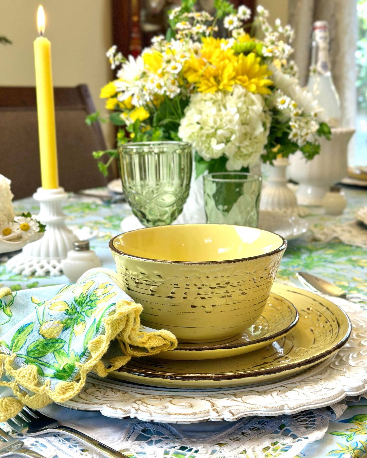 Sunny Day Soft Yellow tableware collection by Thomas Porzellan