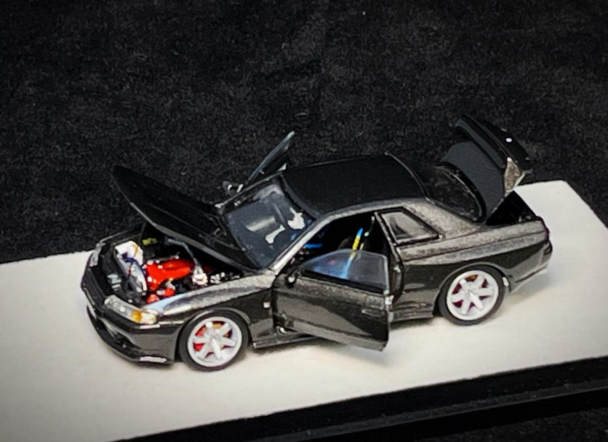 PRE ORDER : PGM 1:64 Nissan GTR R32 Metallic Grey Diecast Model