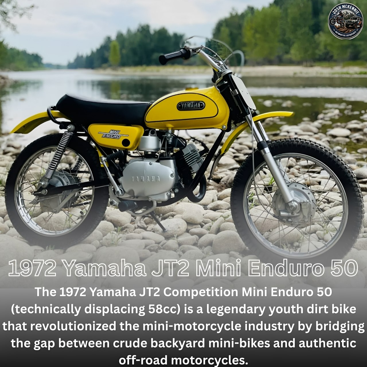 This 1972 Yamaha JT2-MX Mini Enduro is a classic 60cc off-road