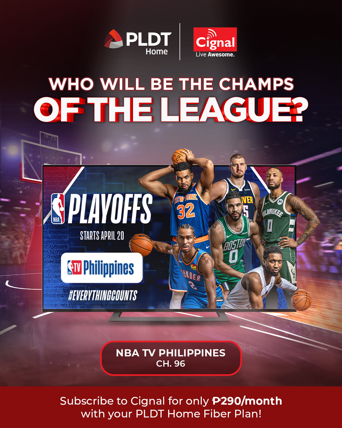 PLDT Home - Watch every match and witness the greats at the NBA ...