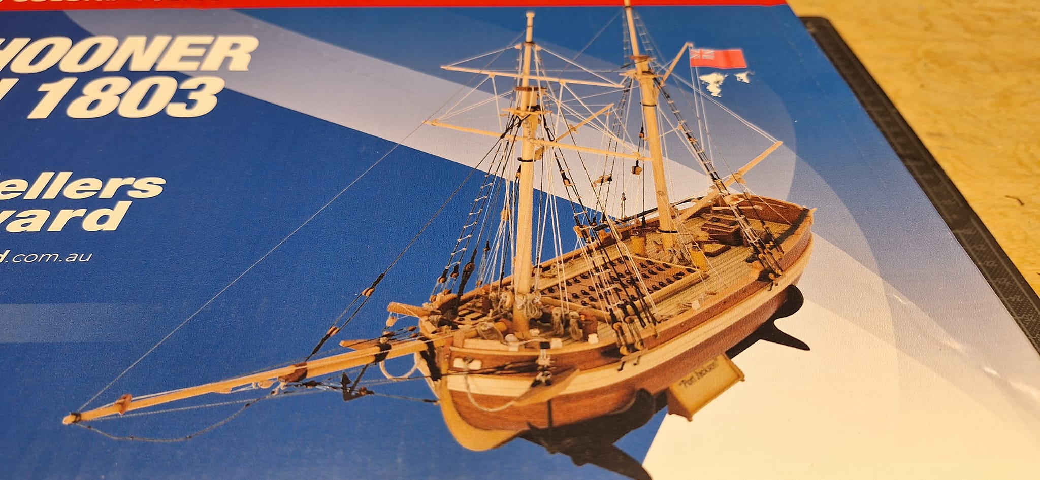 Model of colonial schooner independence 1775