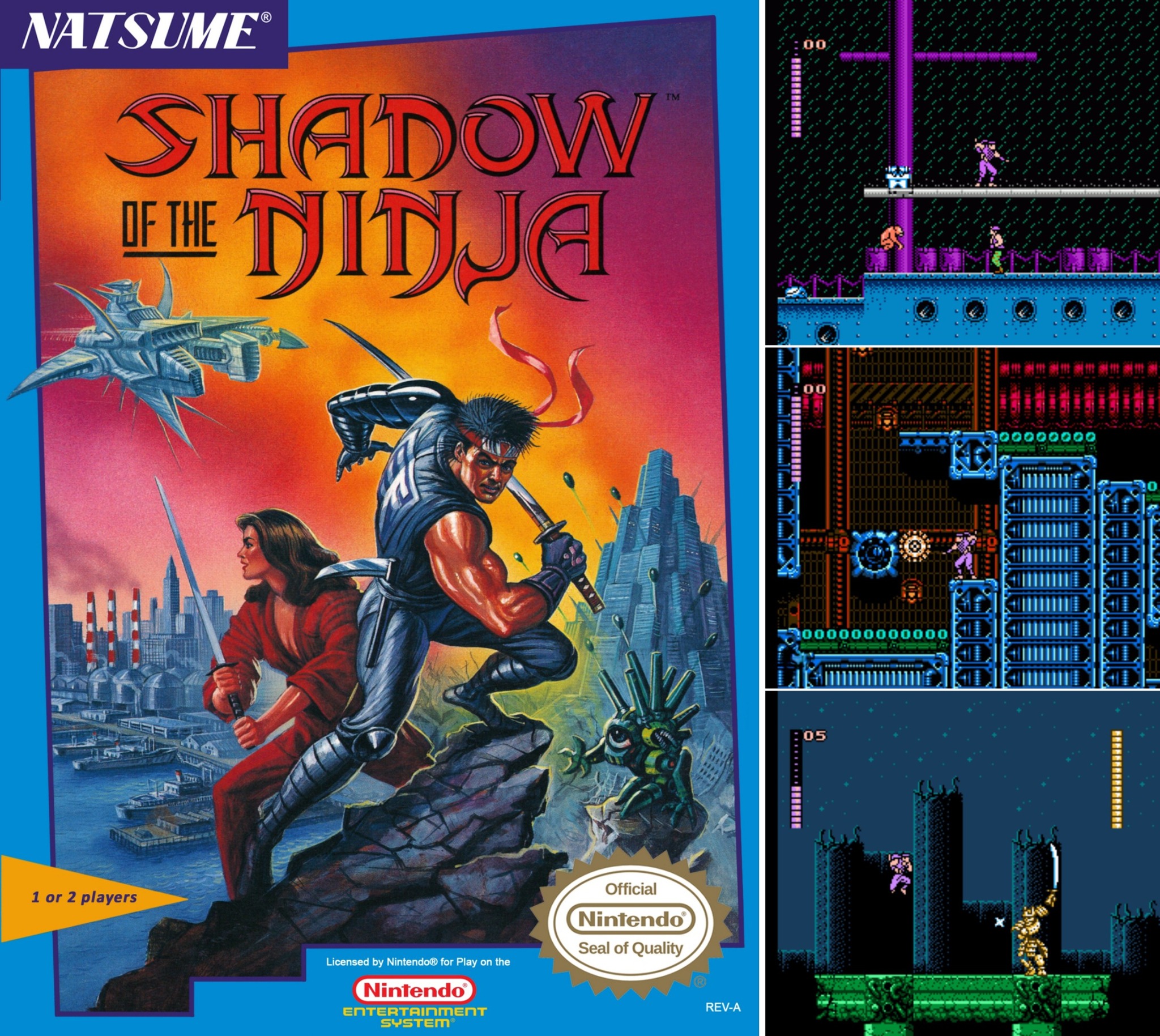 Ninja Spirit arcade game review