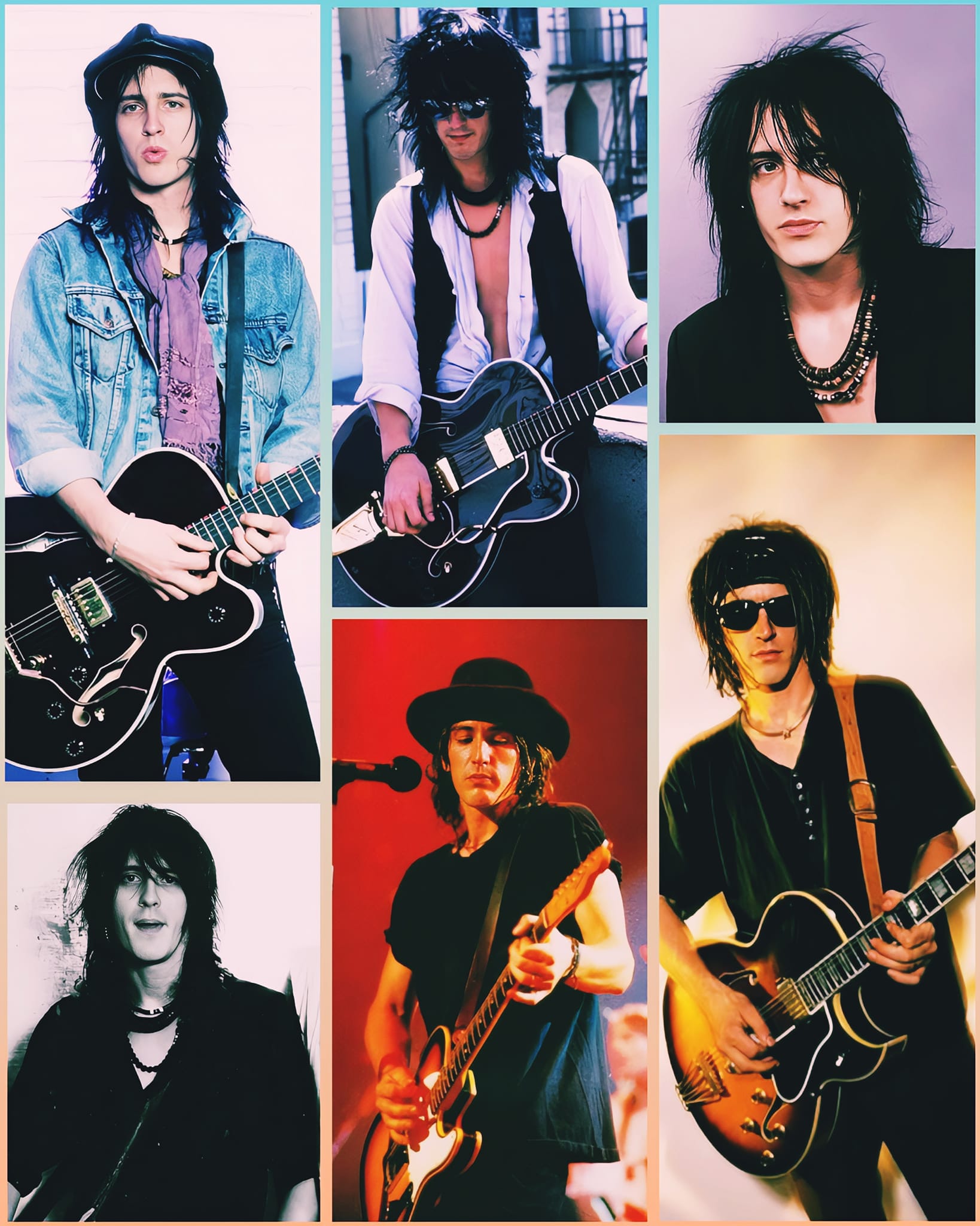 Gilby Clarke with his band Candy and his friend Izzy Stradlin