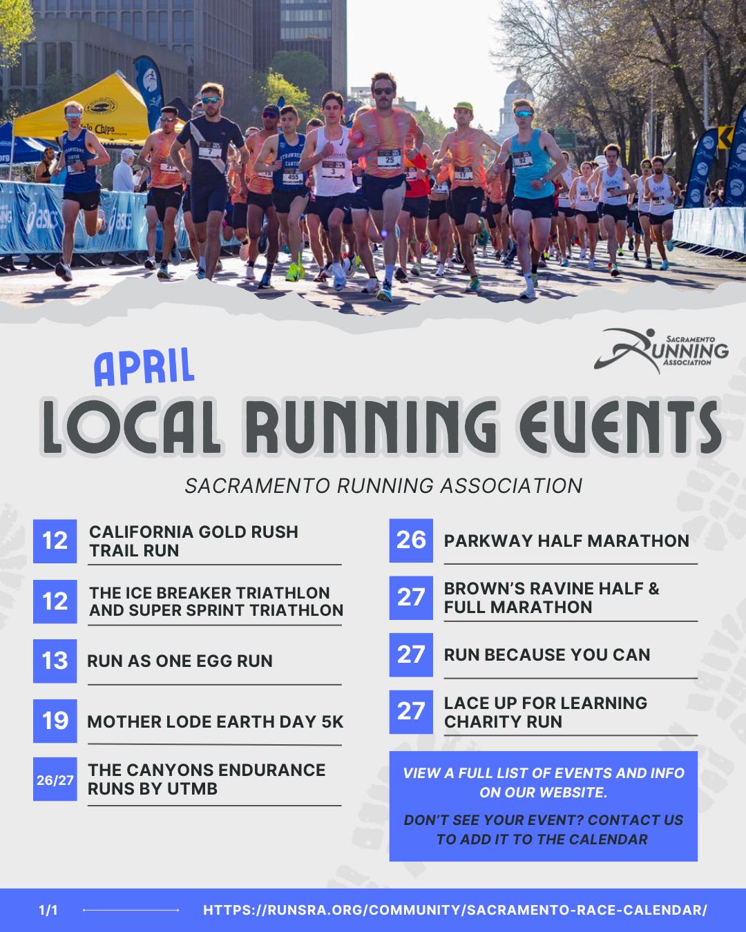 Sacramento Running Association | Sacramento CA