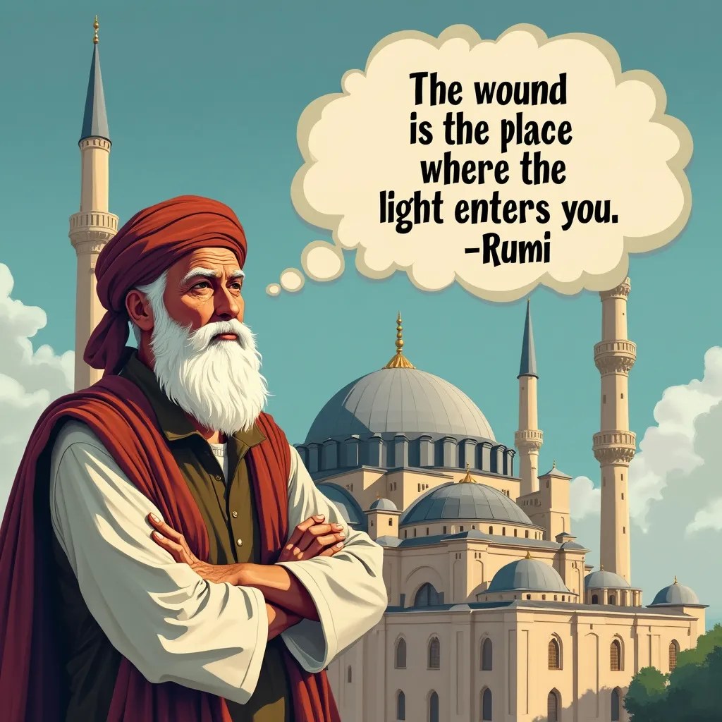 Meditation - Rumi was a 13th-century Persian poet and Sufi mystic whose ...