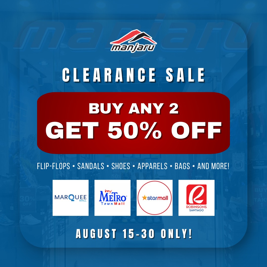 Manjaru - 🚨 𝗖𝗹𝗲𝗮𝗿𝗮𝗻𝗰𝗲 𝗦𝗮𝗹𝗲 𝗔𝗹𝗲𝗿𝘁! Mark your calendars from 𝗔𝘂𝗴𝘂𝘀𝘁 𝟭𝟱–𝟯𝟭 ...