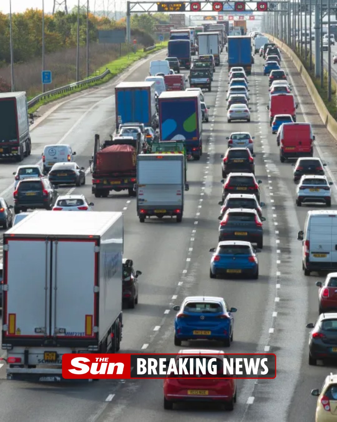 The Sun - Major motorway closed after serious crash as... | Facebook