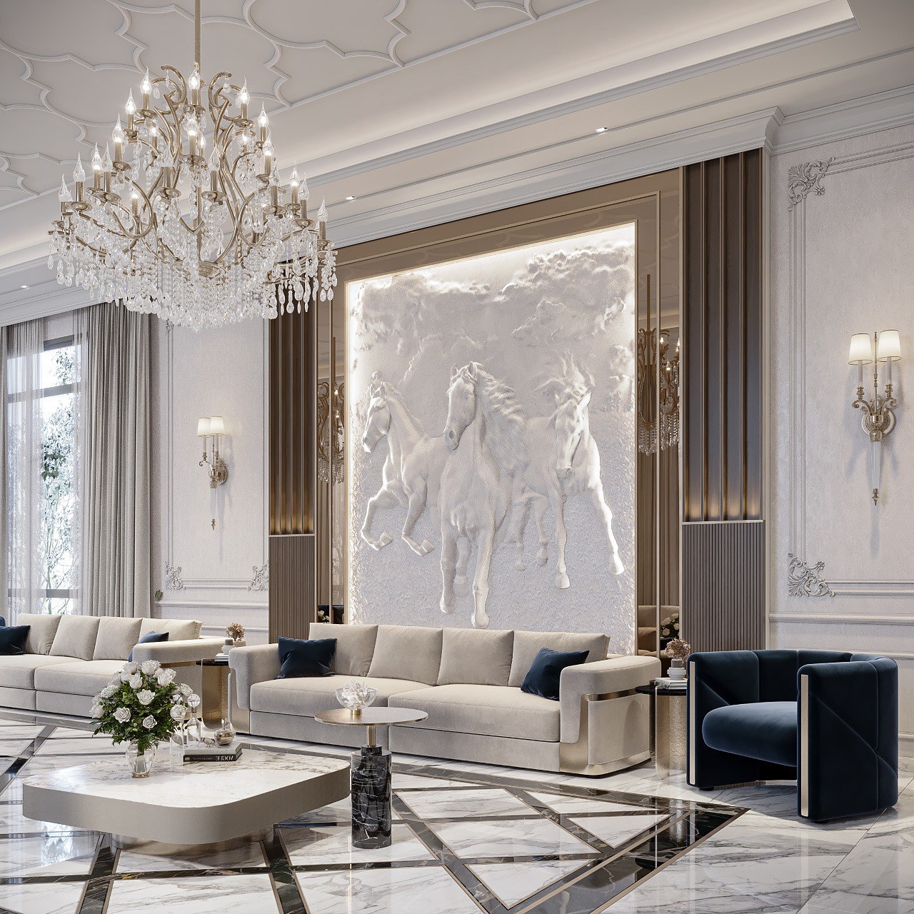 Tarek Alkhattab - ERBIL PROJECT’S NEOCLASSIC MAJLIS ROOM... | Facebook