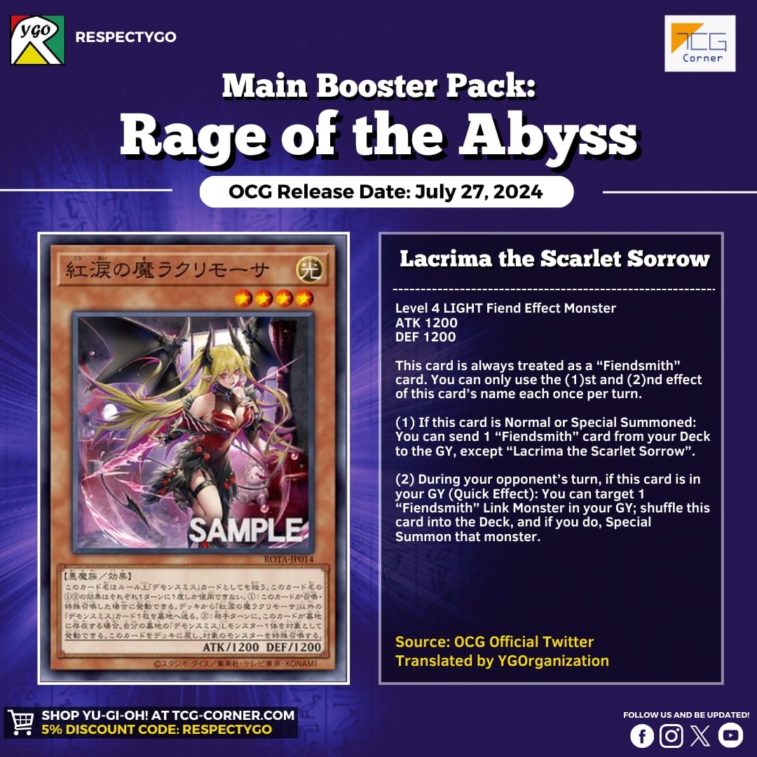 yugioh fiendsmith cards INFO-JP047 Sequentia (N) This turn INFO-JP035 Fiendsmith Lacrimosa (N)