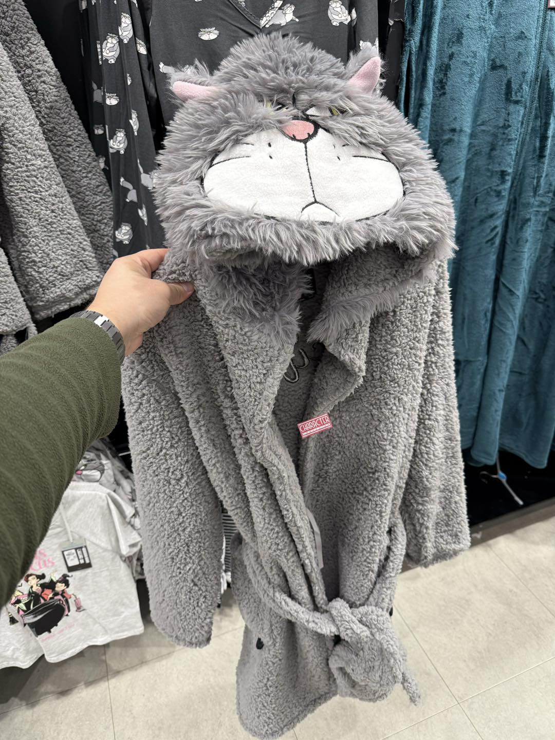 primark grey dressing gown NEW Ladies Lucifer at Primark..! family
