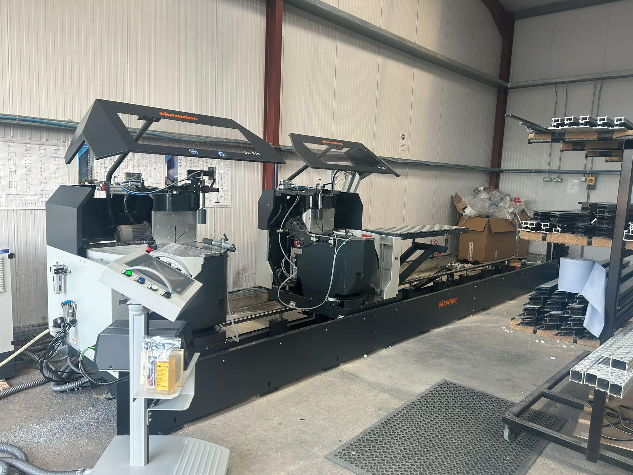 CPD - After just finishing installation and training on a Elumatec SBZ ...