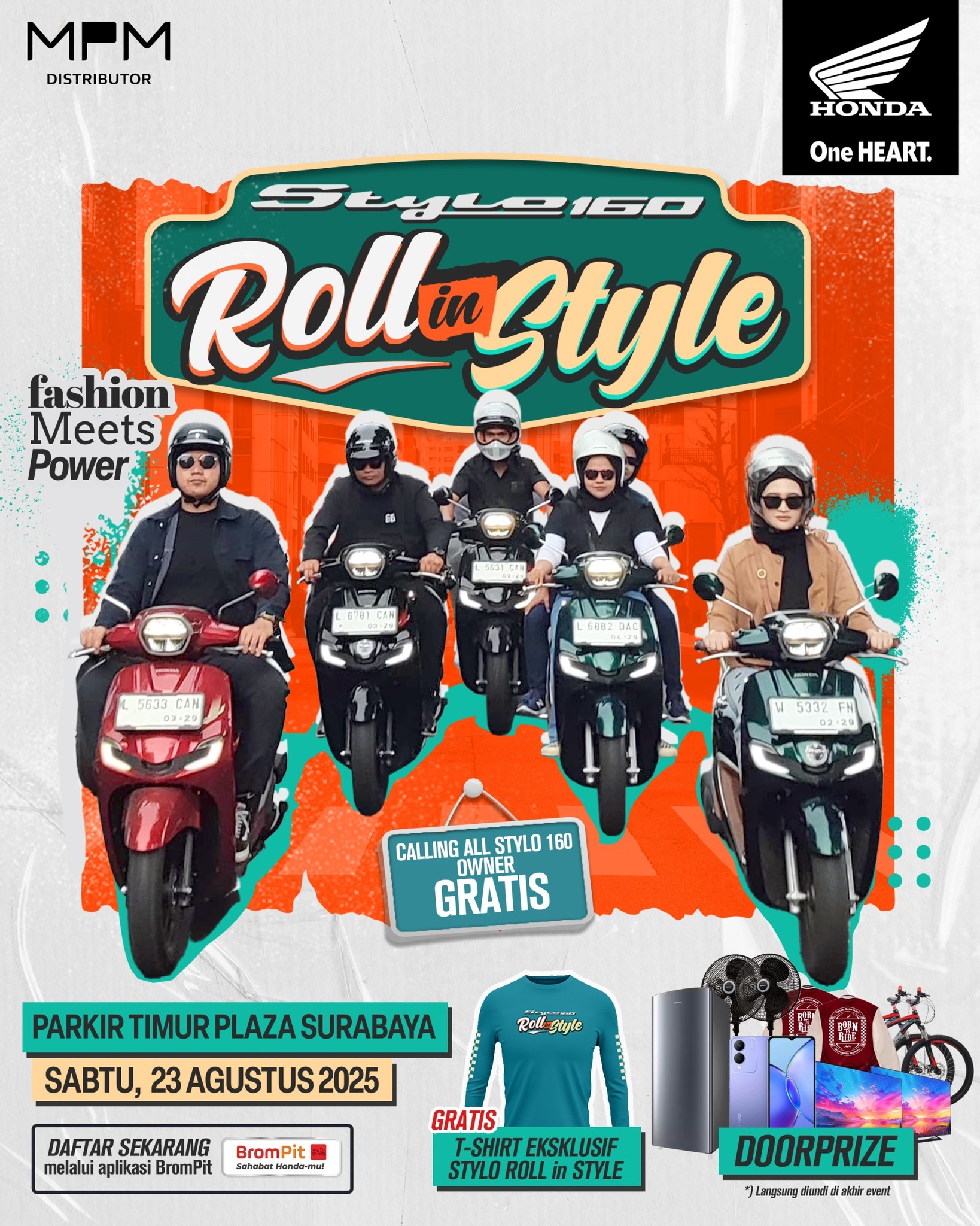 MPM Honda Jatim - Roll in Style – Fashion Meets Power ... | Facebook