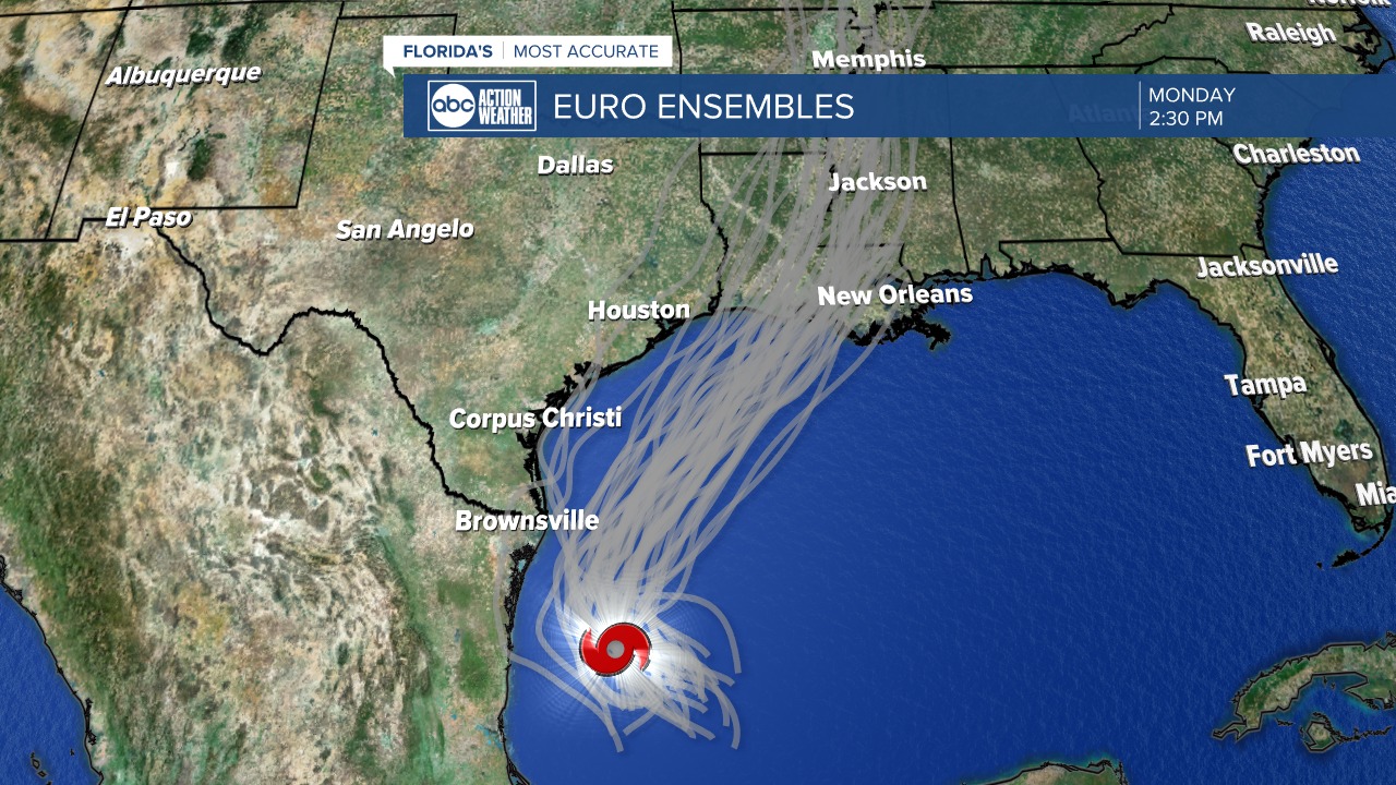 Denis - In our constant effort for accuracy, these spaghetti models ...
