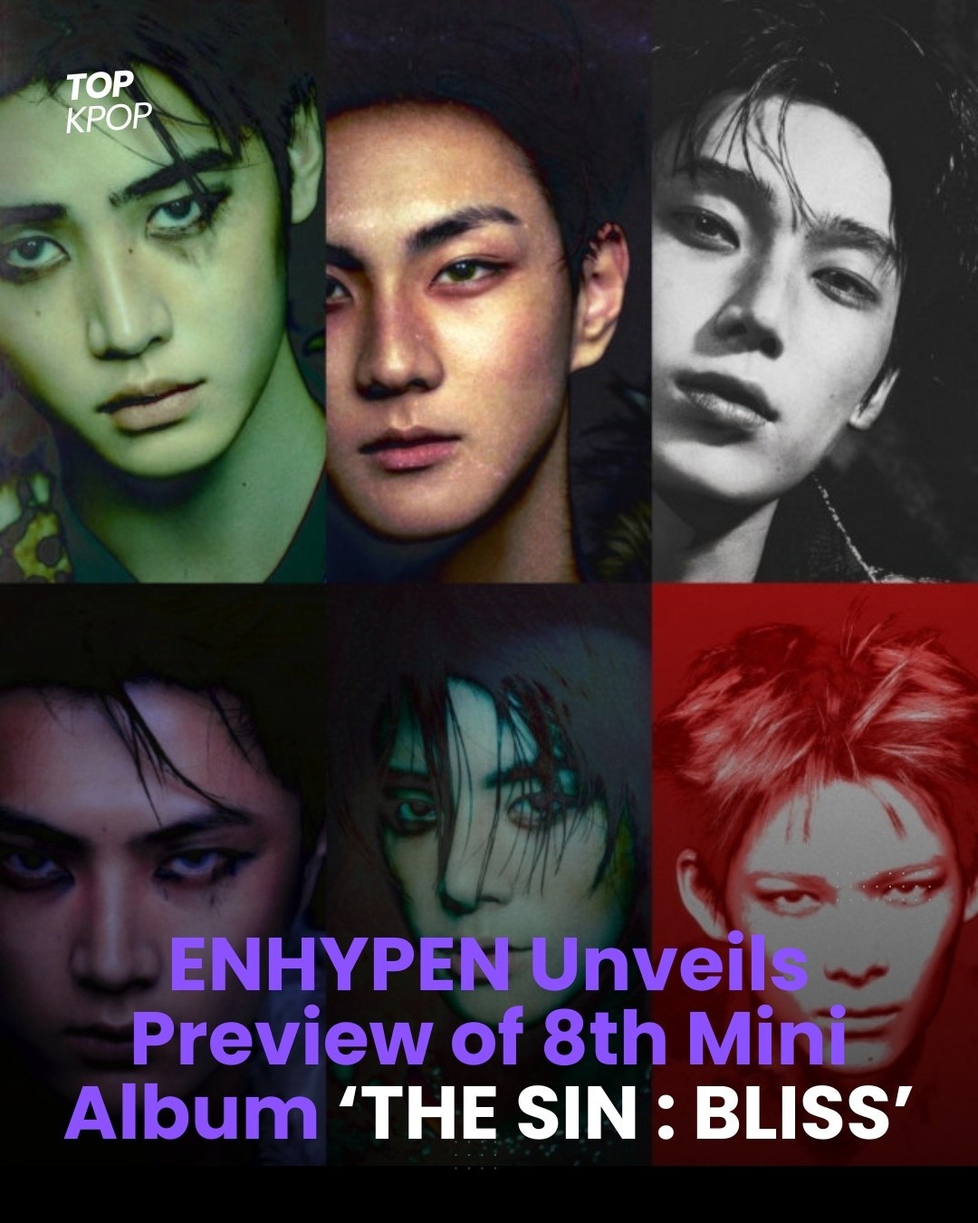 Top - ENHYPEN ENTERS A “BLOODY PARADISE” 🔥 #ENHYPEN (#엔하이픈